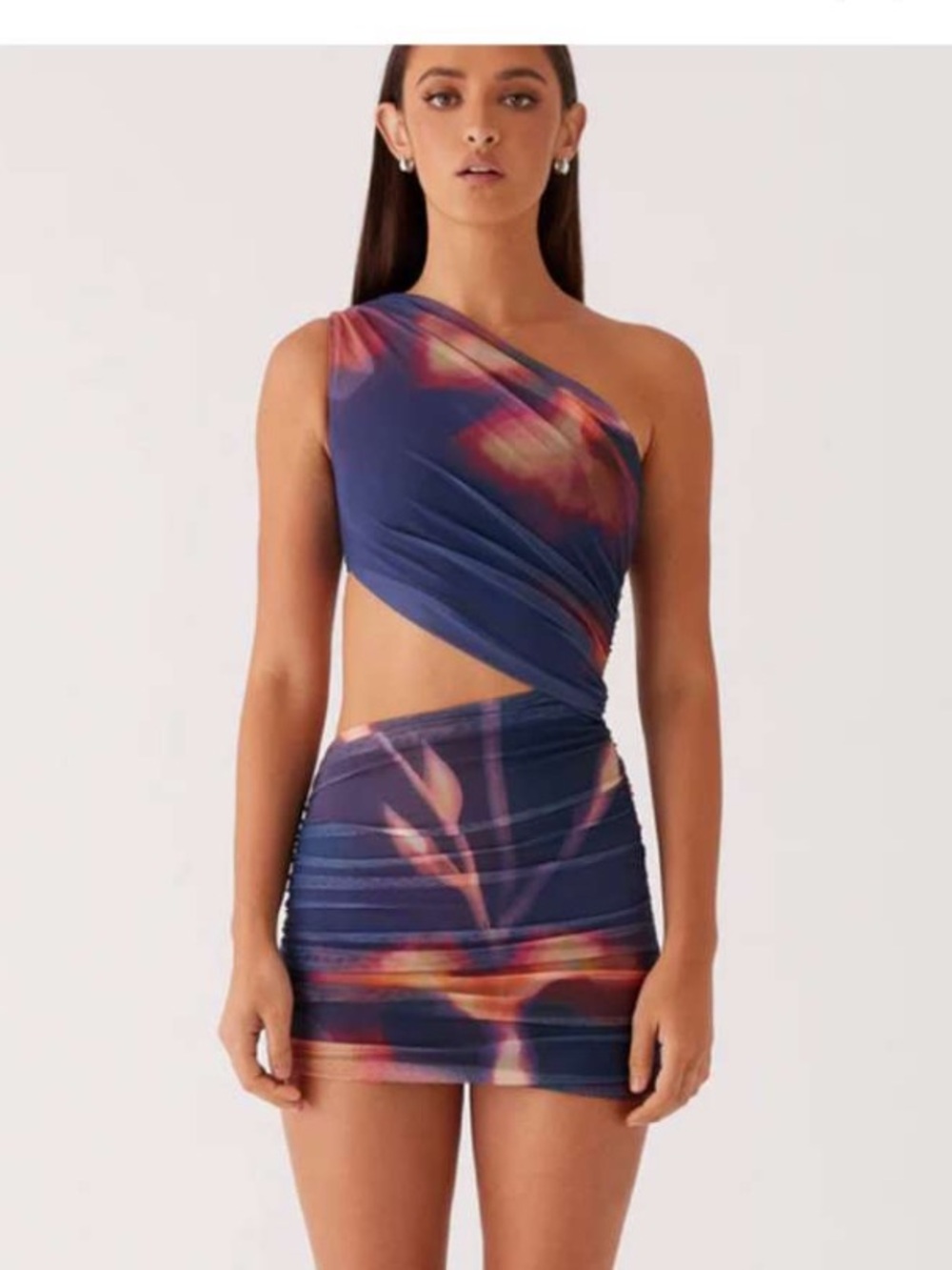 Peppermayo Addie Mini Dress Midnight Bloom 0